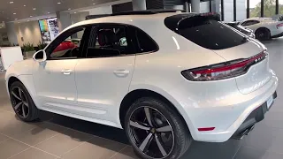 New 2023 Porsche Macan - White / Red Leather