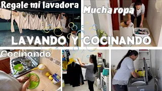 RUTINA🫧DE LAVADO🧺| COMIDA | JORNADA DE UNA AMA DE CASA🤰🏻