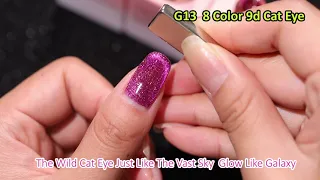 High quality cat eye glu；with its own undertones #youtube #nails #vendeeni #fall2022 #fashion