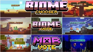 Minecon Live / Minecraft Live - All Mob Votes / Biome Votes (2017 - 2021)