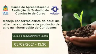 TCC Agronomia - Carolina do Nascimento Longui