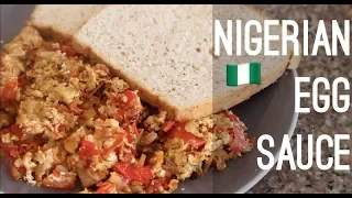 HOW TO MAKE TYPICAL NIGERIAN EGG SAUCE