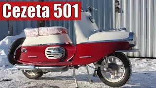 Мотороллер Чезета 501 Cezeta 501. Мотоателье Ретроцикл