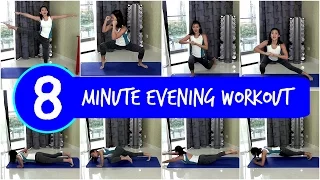 8-Minute Evening Workout Before Bed (No Equipment!)