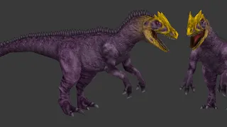 Saurian Target Saurophaganax - Carnivores Addon Showcase