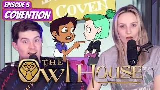 LUZ DUELS AMITY! | The Owl House Fiancé Reaction | Ep 5 "Covention”