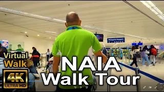 [4K30] Walk Tour | Manila Airport | What it's like arriving from NAIA | GoPro Hero 10 Chest Mounted