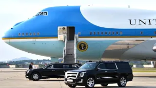 US President Arrives in South Korea, Air Force One