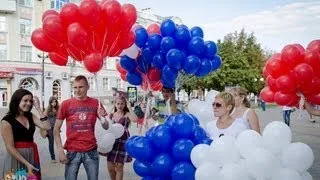 Флешмоб к Дню флага РФ