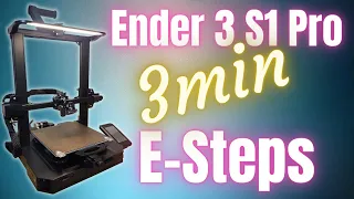 Ender 3 S1 Pro - How To Calibrate E Steps (Quick & Easy)