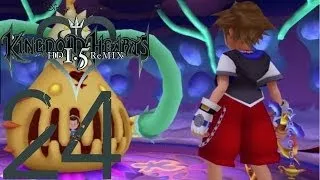 Let's Play Kingdom Hearts HD - Parasite Cage Eats Pinocchio (Boss Fight) - Part 24