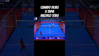 Cuando dejas a tapia hacerlo todo #pádel #padel #tapia #coello