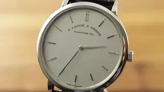 A. Lange & Sohne Saxonia Thin (211.026) Dress Watch Review