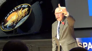 Jim Lovell Apollo 13 lecture Pontefract UK Spacelectures October 31 2015