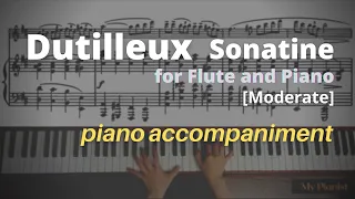 Dutilleux - Sonatine for Flute and Piano: Piano Accompaniment [Moderate]