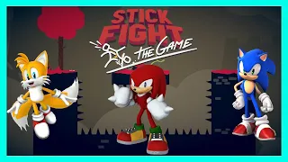 Knuckles, Tails and Sonic play more Stick Fight!