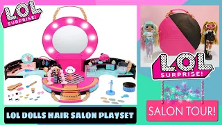 LOL Surprise Dolls Hair Salon Playset Tour with exclusive doll - JK Prim