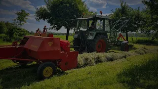 Farmvlog |  Fendt GT 275 mit Welger ap45 beim Heu 2024 einholen... [4K]