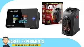 KEWEISI Digital Voltmeter AC 300V and Handy Heater review