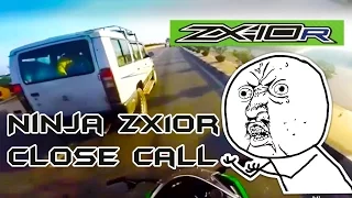 Road Rage Ninja ZX10r Close Call  | Akrapovic Warning