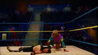 XO Lishus (Sonny Kiss)- Diving Split Legged Leg Drop