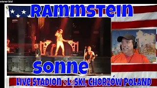 Rammstein - Sonne (2-Cam-Mix) Live Stadion Śląski, Chorzów day2, POLAND 31.07.2023 4K - REACTION