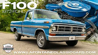 1972 Ford F100 Ranger XLT Bahama Blue 360c.i. Short bed!