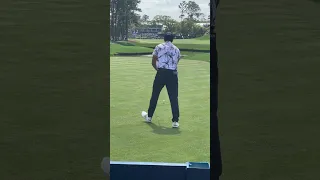 Rickie Fowler points and yells at golf fan at The Players 2024