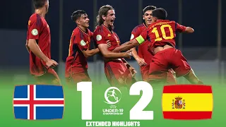 Spain vs Iceland | Highlights | U19 European Championship 04-07-2023