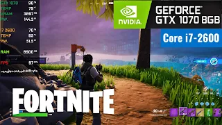 Fortnite: Season 4 Chapter 3 on Core i7 2600 + GTX 1070 || 1080P - 1440P All settings.