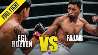 Egi Rozten vs. Fajar | ONE Full Fight | February 2020