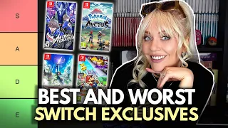 Ranking SWITCH EXCLUSIVES in a TIER LIST! - The Best and the Worst games ONLY on Switch!
