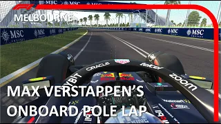 Max Verstappen's Pole Lap Recreation | 2023 Australian Grand Prix | Assetto corsa