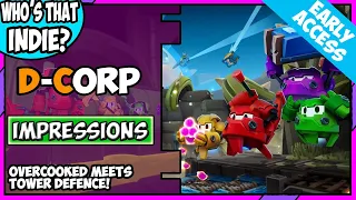 Co-operative Tower Defence Meets Overcooked | D-CORP Gameplay Impressions