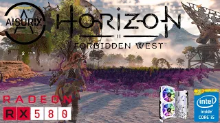 Horizon Forbidden West | RX 580 2048SP | i5 3470 | Testing | 1080P - 900P | The Daunt - Plainsong