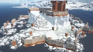 they tried WALLING OFF THE ENTIRE ICEBERG! | SOLO RAIDING