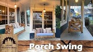 DIY : PORCH SWING - How to build it for Crib Mattress size