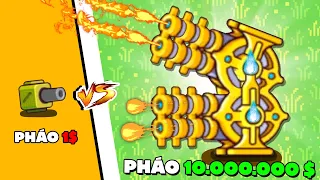 PHÁO 1$ vs SIÊU PHÁO TỐI THƯỢNG 10.000.000$ !!! (PobbRose Thánh Bắn Gà) ✔