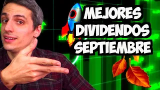 Mejores Acciones DIVIDENDOS Septiembre 2023