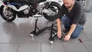 Motorcycle Rear Paddock Stand Dolly Mover II ConStands