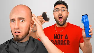 I Let A FAKE Barber Cut My Hair! **big mistake**