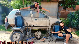 full unbuild Alto car😲 and using these parts we will build a new car🚘🔥