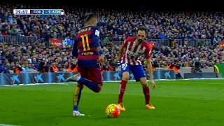 Neymar vs Atletico Madrid 16/1/2017 HD