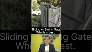 Sliding or Swing Gate which is best for home🏠🔥💥 #shorts #gatesforhome