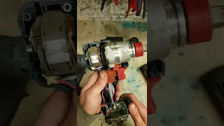 How to repair a Bosch GDX 18V-200 impact driver that won't change speed. selector buttons don't work