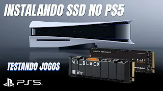 SSD WD BLACK M2 Playstation 5 | Testando os Jogos | Expansão de memória