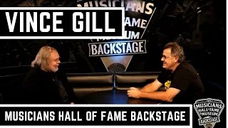 Vince Gill FULL INTERVIEW - Musicians Hall of Fame Backstage