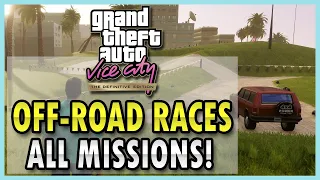 Grand Theft Auto Vice City: Definitive Edition - ALL Off-Road Races! (100% COMPLETION!) #GTAVC