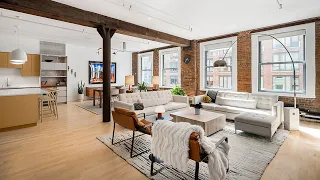 INSIDE a Stunning $4 Million TriBeCa NYC LOFT | 459 Washington Street, #4S | SERHANT. Tour