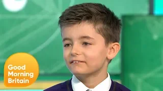 10-Year-Old Beats His Own Record and Recites Pi to 258 Places | Good Morning Britain